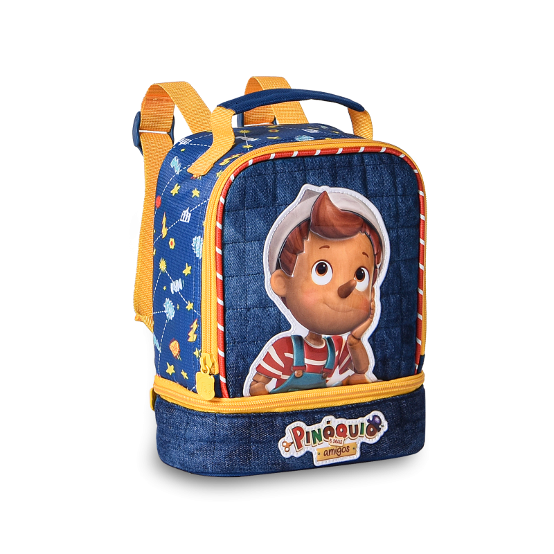 Lancheira Oficial Pinóquio e seus amigos 9" | PC23149L