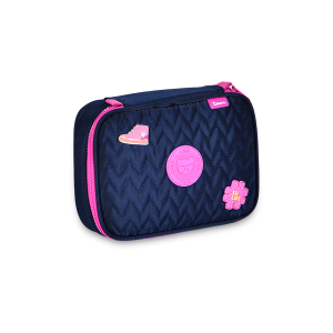 Mochila Escolar Luluca Azul e Rosa - Clio Style - nivalmix