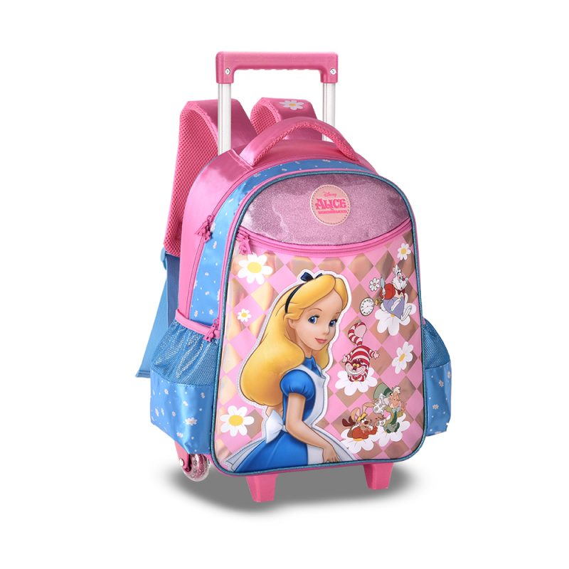 Mochila de Carrinho Oficial Alice no País das Maravilhas (Disney) - 16" | AC24648K