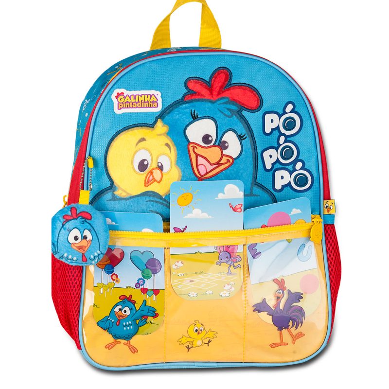 Mochila de Costas Oficial Galinha Pintadinha - 13" | GP25056D - Imagem 4