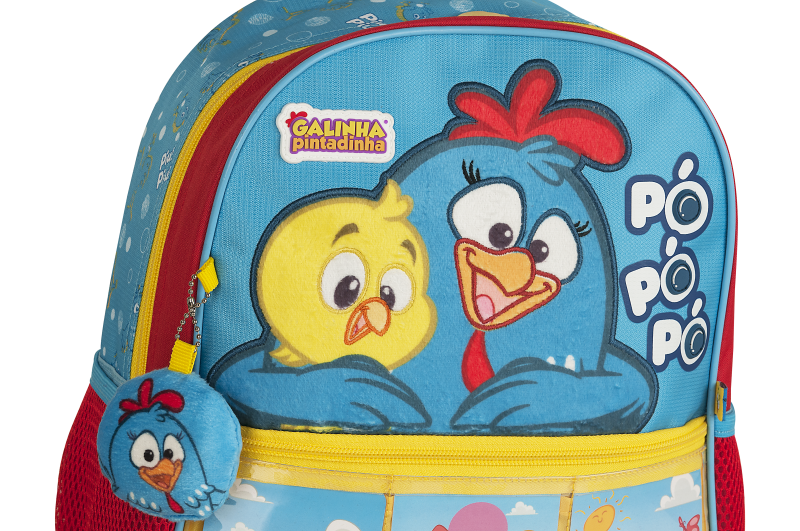 Mochila de Carrinho Oficial Galinha Pintadinha - 13" | GP25055B - Imagem 2