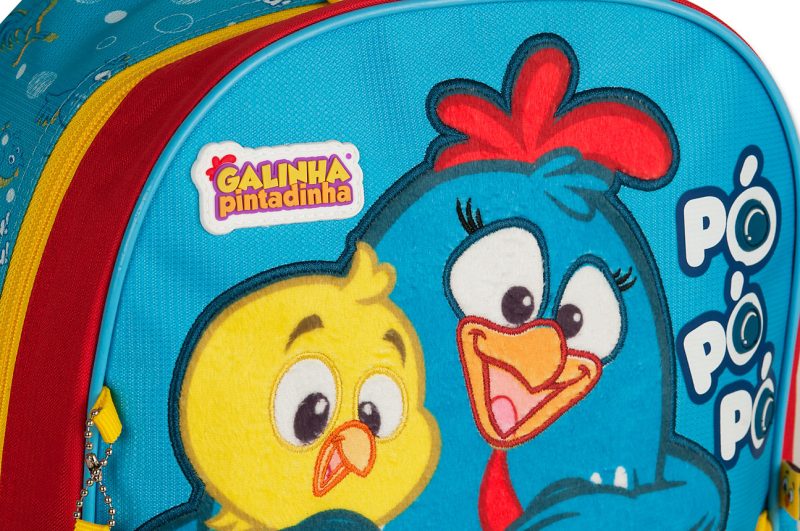 Mochila de Costas Oficial Galinha Pintadinha - 13" | GP25056D - Imagem 2