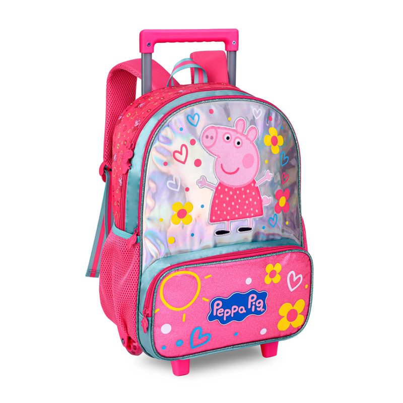 Mochila de Carrinho Oficial Peppa Pig - 16" | PP26313K