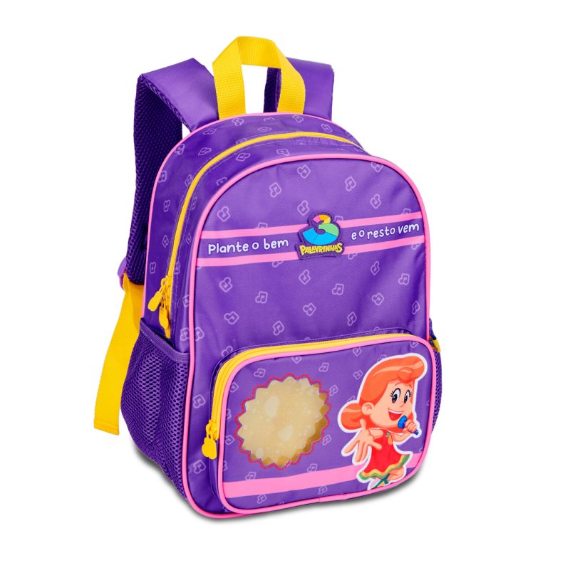 Mochila de Costas Oficial 3 Palavrinhas - 16" | TP262781J