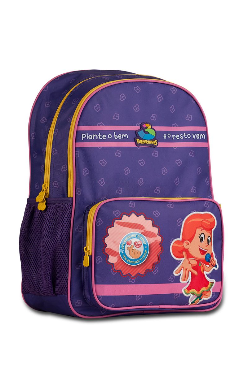 Mochila de Costas Oficial 3 Palavrinhas - 16" | TP262781J - Imagem 4